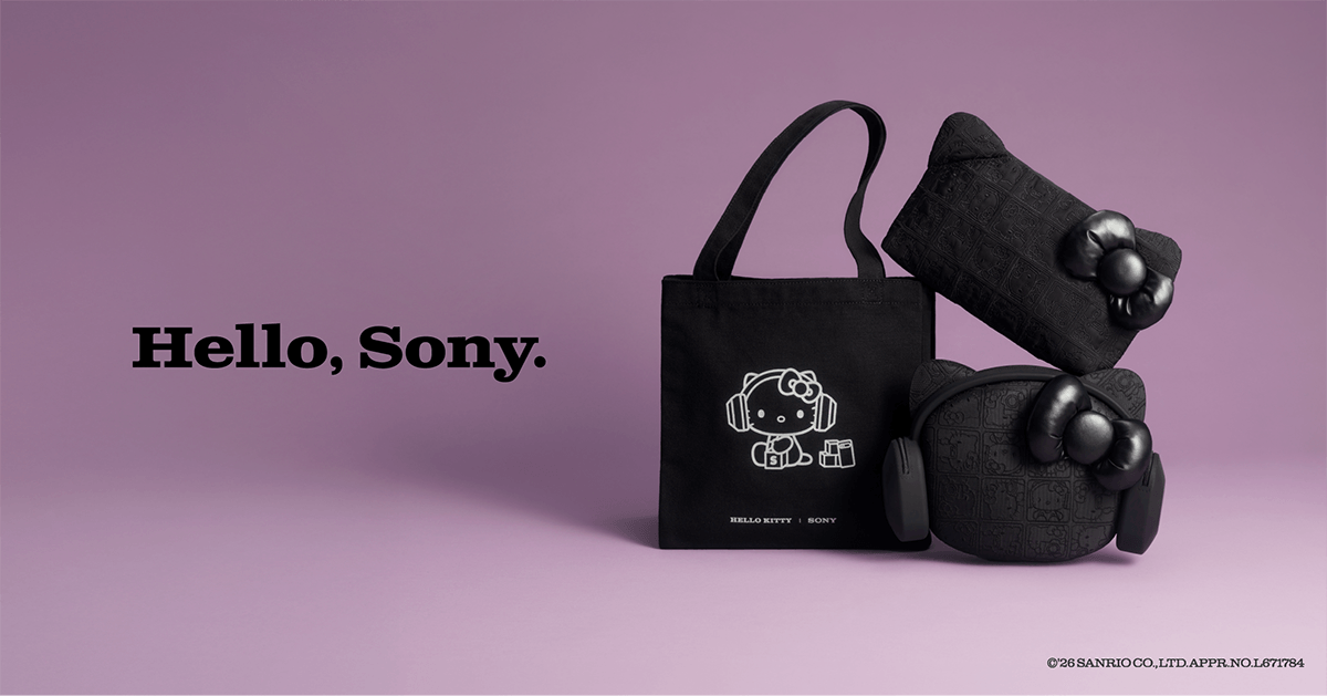 Hello, Sony. Hello Kitty × Sony 托特包與配件